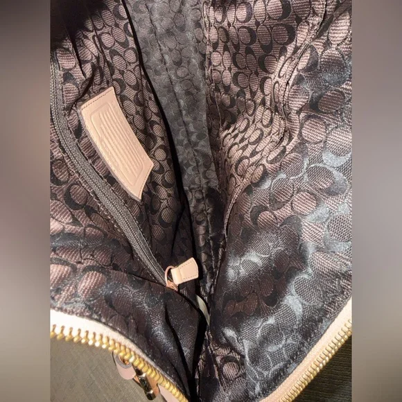 Coach Madison Rose Petal Pink Leather Bag with Crossbody Strap C1482-32405 - Picture 4 of 11